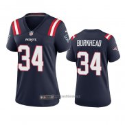 Camiseta NFL Game Mujer New England Patriots Rex Burkhead 2020 Azul