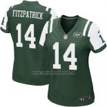 Camiseta NFL Game Mujer New York Jets Fitzpatrick Verde