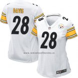 Camiseta NFL Game Mujer Pittsburgh Steelers Davis Blanco