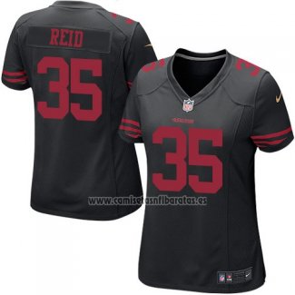 Camiseta NFL Game Mujer San Francisco 49ers Reid Negro