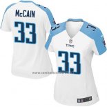 Camiseta NFL Game Mujer Tennessee Titans McCain Blanco