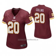 Camiseta NFL Game Mujer Washington Commanders Landon Collins Rojo