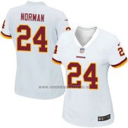 Camiseta NFL Game Mujer Washington Commanders Norman Blanco