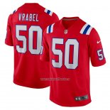 Camiseta NFL Game New England Patriots Mike Vrabel Retired Alterno Rojo