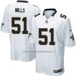 Camiseta NFL Game New Orleans Saints Mills Blanco