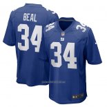 Camiseta NFL Game New York Giants Sam Beal 34 Azul