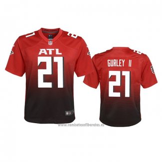 Camiseta NFL Game Nino Atlanta Falcons Todd Gurley Ii 2nd Alterno 2020 Rojo