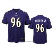 Camiseta NFL Game Nino Baltimore Ravens Broderick Washington Jr. Violeta