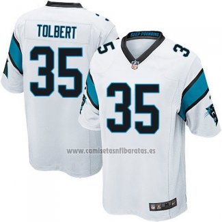 Camiseta NFL Game Nino Carolina Panthers Tolbert Blanco