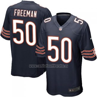 Camiseta NFL Game Nino Chicago Bears Freeman Blanco Negro