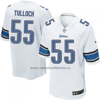 Camiseta NFL Game Nino Detroit Lions Tulloch Blanco