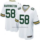 Camiseta NFL Game Nino Green Bay Packers Barrington Blanco