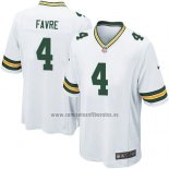 Camiseta NFL Game Nino Green Bay Packers Favre Blanco