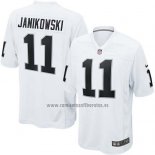 Camiseta NFL Game Nino Las Vegas Raiders Janikowski Blanco