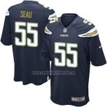 Camiseta NFL Game Nino Los Angeles Chargers Seau Negro