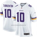 Camiseta NFL Game Nino Minnesota Vikings Tarkenton Blanco