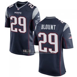 Camiseta NFL Game Nino New England Patriots Blount Negro