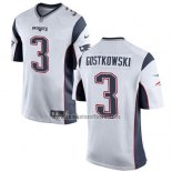 Camiseta NFL Game Nino New England Patriots Gostkowski Blanco