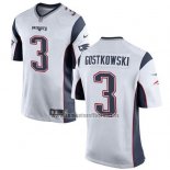 Camiseta NFL Game Nino New England Patriots Gostkowski Blanco