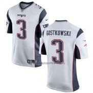 Camiseta NFL Game Nino New England Patriots Gostkowski Blanco