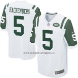 Camiseta NFL Game Nino New York Jets Hackenberg Blanco