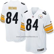 Camiseta NFL Game Nino Pittsburgh Steelers Brown Blanco