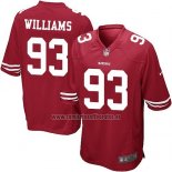 Camiseta NFL Game Nino San Francisco 49ers Williams Rojo