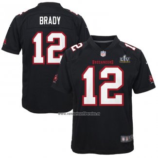 Camiseta NFL Game Nino Tampa Bay Buccaneers Tom Brady Negro