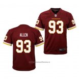 Camiseta NFL Game Nino Washington Commanders Jonathan Allen Rojo