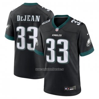 Camiseta NFL Game Philadelphia Eagles Cooper DeJean 2024 NFL Draft Alterno Negro