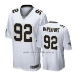 Camiseta NFL Game Saints Marcus Davenport Blanco