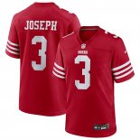 Camiseta NFL Game San Francisco 49ers Greg Joseph Rojo