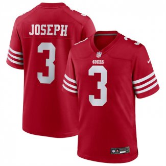 Camiseta NFL Game San Francisco 49ers Greg Joseph Rojo