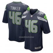 Camiseta NFL Game Seattle Seahawks Carson Tinker Primera Azul