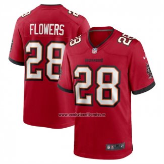 Camiseta NFL Game Tampa Bay Buccaneers Dallis Flowers Rojo