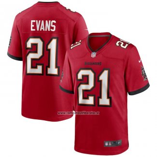 Camiseta NFL Game Tampa Bay Buccaneers Justin Evans Rojo