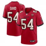 Camiseta NFL Game Tampa Bay Buccaneers Lavonte David 50th Anniversary Rojo