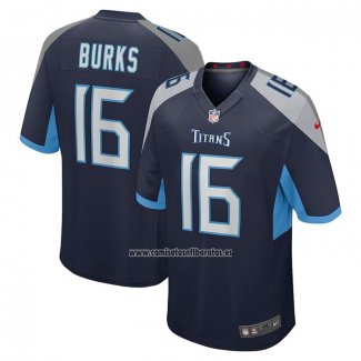 Camiseta NFL Game Tennessee Titans Treylon Burks 2022 NFL Draft Pick Azul