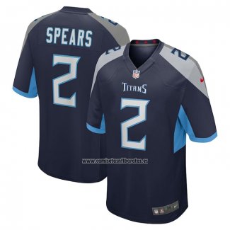 Camiseta NFL Game Tennessee Titans Tyjae Spears Azul Gris