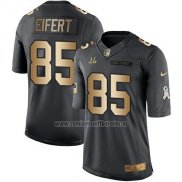 Camiseta NFL Gold Anthracite Cincinnati Bengals Eifert Salute To Service 2016 Negro