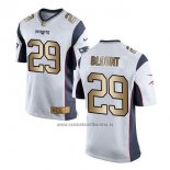 Camiseta NFL Gold Game New England Patriots Blount Blanco