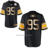 Camiseta NFL Gold Game Pittsburgh Steelers Jones Negro