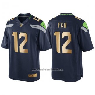 Camiseta NFL Gold Game Seattle Seahawks Fan Profundo Azul