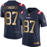 Camiseta NFL Gold Legend New England Patriots Gronkowski Profundo Azul