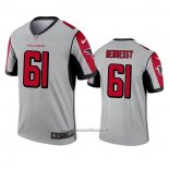 Camiseta NFL Legend Atlanta Falcons Matt Hennessy Inverted Gris
