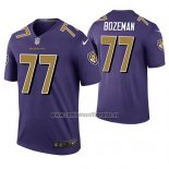 Camiseta NFL Legend Baltimore Ravens Bradley Bozeman Violeta Color Rush