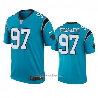 Camiseta NFL Legend Carolina Panthers Yetur Gross Matos Azul Color Rush