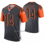 Camiseta NFL Legend Cincinnati Bengals 14 Andy Dalton Inverted Gris