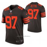 Camiseta NFL Legend Cleveland Browns Anthony Zettel Color Rush Marron