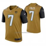 Camiseta NFL Legend Jacksonville Jaguars Nick Foles Oro Color Rush